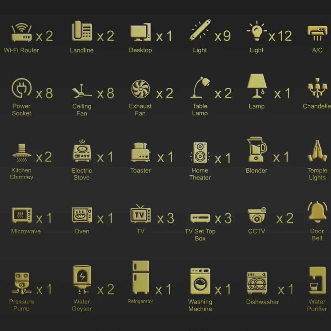 Gold Switch Stickers