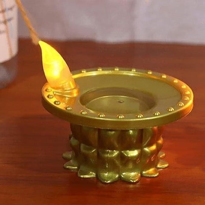 Water Pouring Diya LED Light – Special Diwali Offer ✨ Flat 50% off + Free Shipping