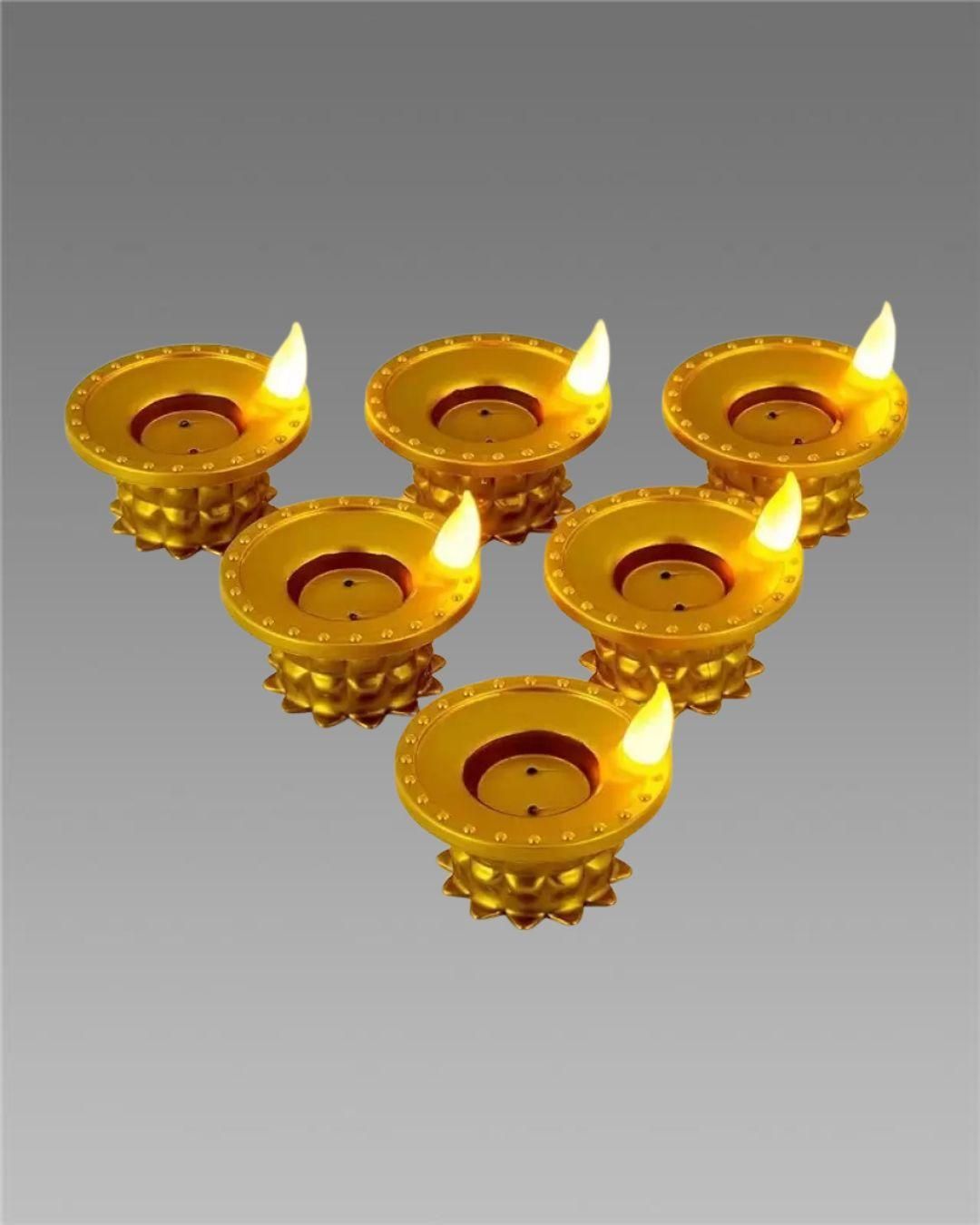 Water Pouring Diya LED Light – Special Diwali Offer ✨ Flat 50% off + Free Shipping